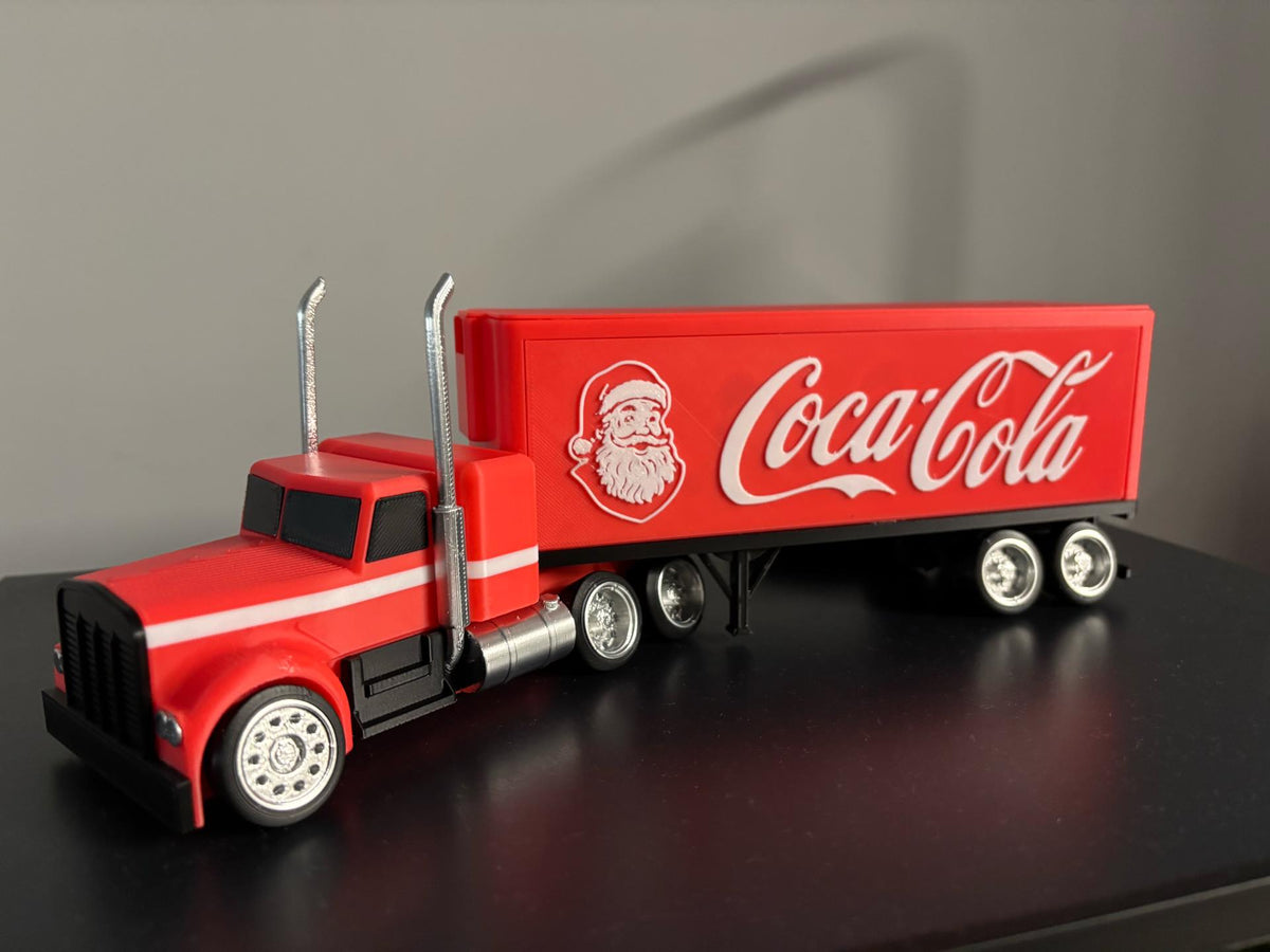 Miniatura camión Coca-Cola impresa en 3D - regalo original hombre Plastix3D Chile