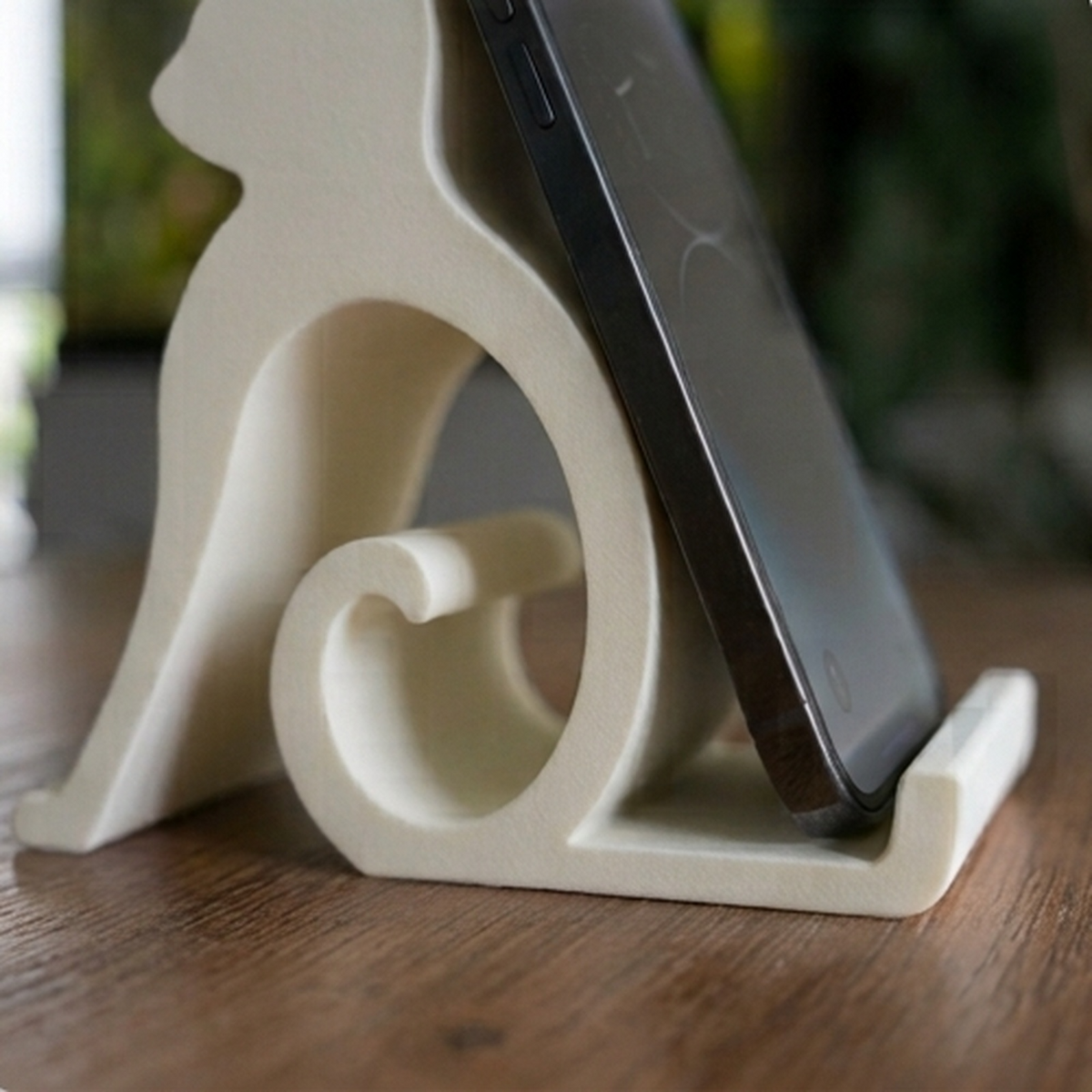 Porta celular gatito 3D - accesorio escritorio regalo original Plastix3D Chile