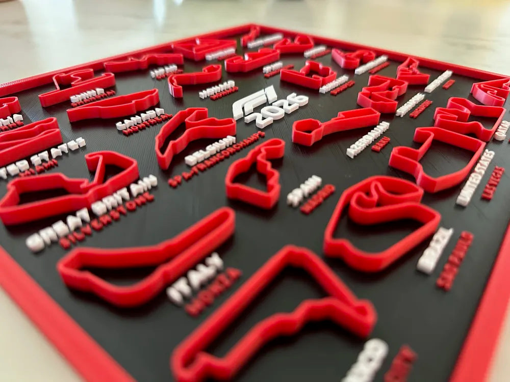 Maqueta circuito Fórmula 1 impresa en 3D - coleccionable original regalo hombre Chile