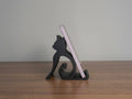 Soporte porta celular forma de gato impreso en 3D - regalo original escritorio Chile