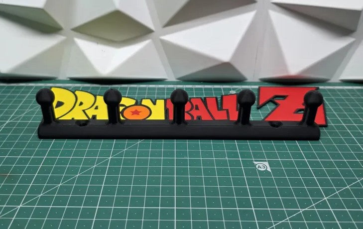 Llavero pared Dragon Ball Z 3D - regalo cumpleaños fanático anime Goku Chile Plastix3D