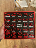 Circuito Fórmula 1 2026 impreso en 3D - coleccionable regalo fanáticos F1 Chile