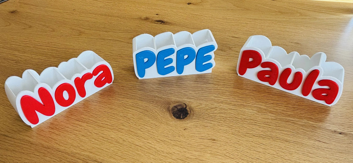 Lapicero personalizado impreso en 3D - regalo original con nombre Chile Plastix3D