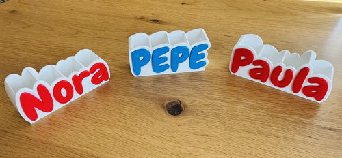 Lapicero personalizado impreso en 3D - regalo original con nombre Chile Plastix3D