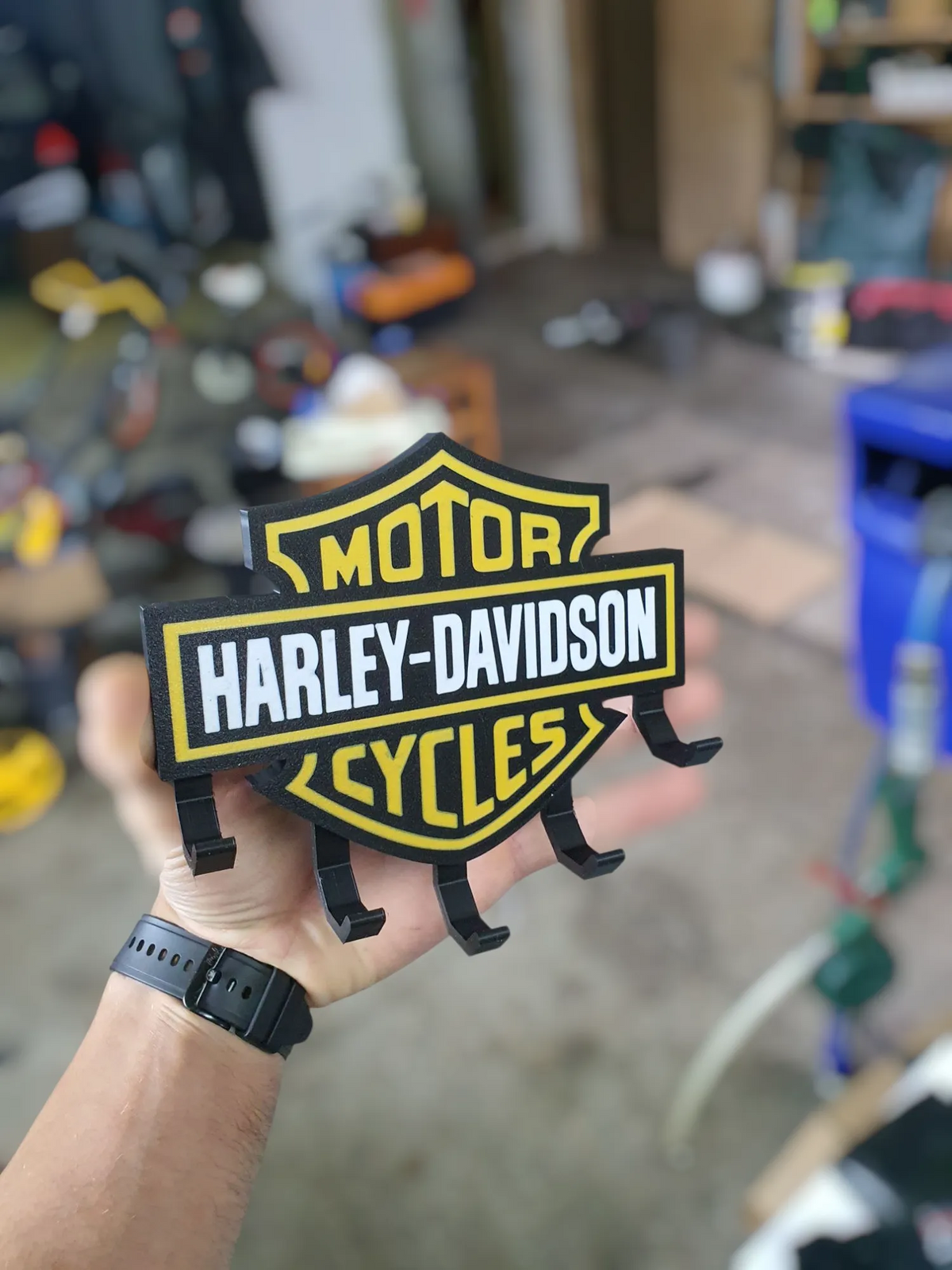 Llavero pared Harley Davidson 3D - regalo Día del Padre hombre motorista Chile