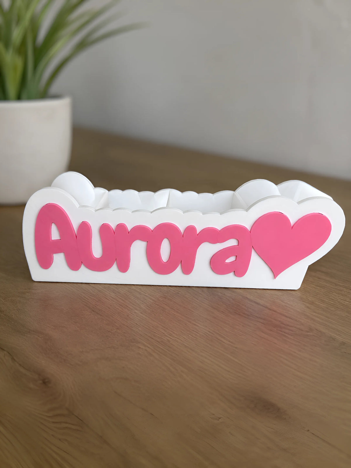 Portalápices personalizado nombre 3D - regalo cumpleaños original Plastix3D Chile