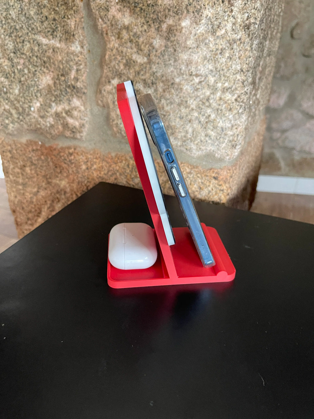 Porta celular Snoopy 3D con soporte audífonos - regalo cumpleaños original Plastix3D Chile