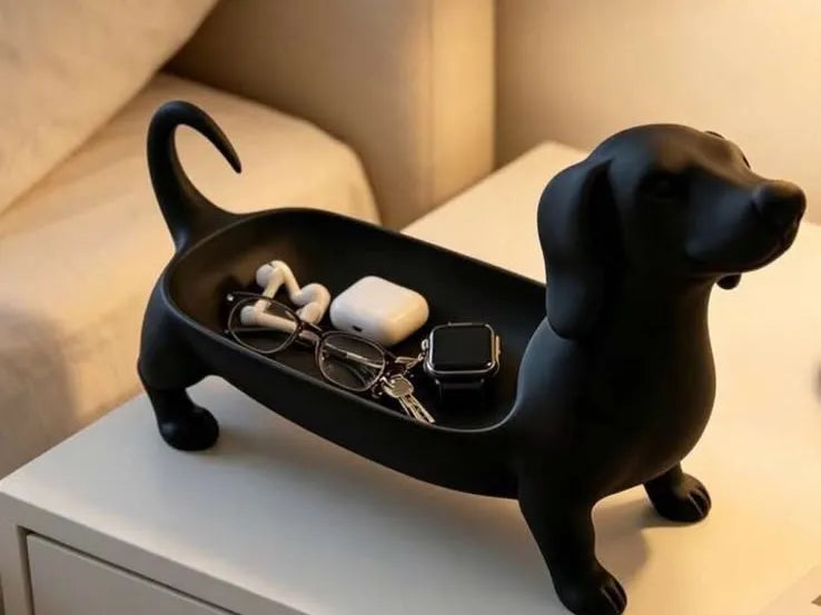 Organizador escritorio perro salchicha impreso en 3D - regalo original amantes perros Chile