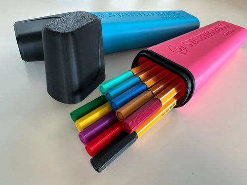 Estuche Stabilo Boss impreso en 3D - regalo original para estudiantes y artistas Chile